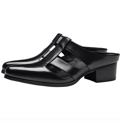 Percy – Chaussons en Similicuir Pointus pour Hommes
