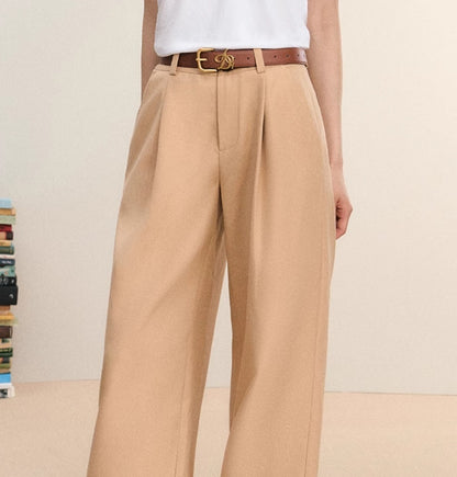 Amy – Pantalon Évasé Taille Haute Femme