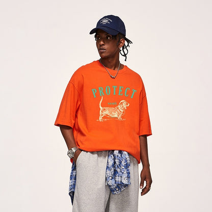 Martin – T-shirt Imprimé Animal à Manches Courtes