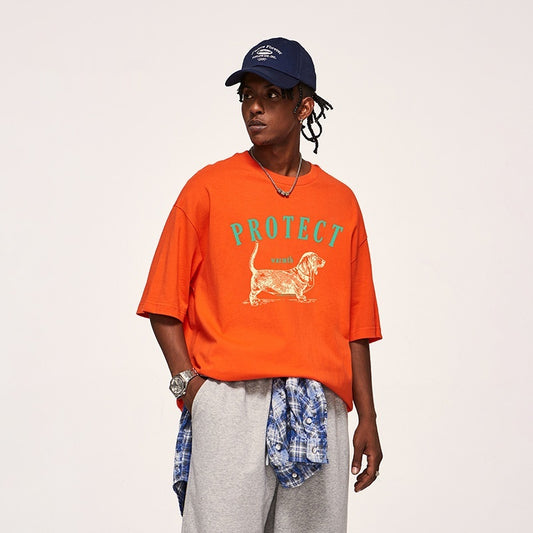 Martin – T-shirt Imprimé Animal à Manches Courtes