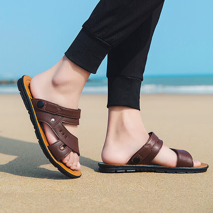 Walter – Sandales de Plage en Cuir Vegan pour Hommes