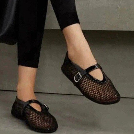 Susan – Chaussures de Danse à Boucle en Maille