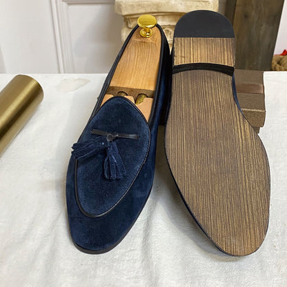 Jay – Mocassins Mode à Enfiler en Daim Premium
