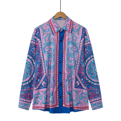 Alfred – Chemise Longue Bohème Vintage Décontractée pour Homme