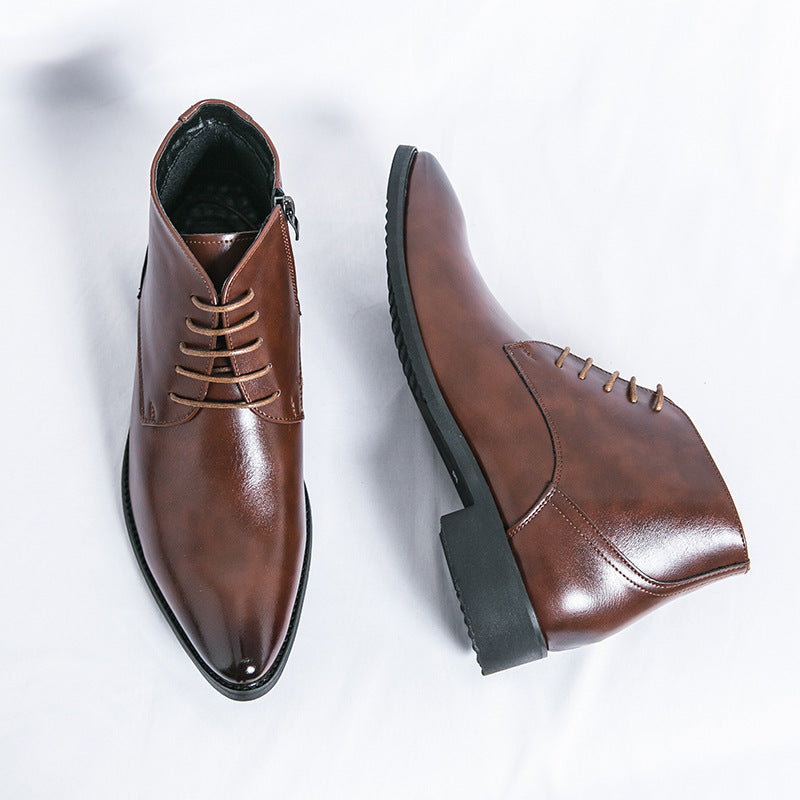 Elliot – Bottes Martin Hauteur Augmentée avec Fermeture Éclair