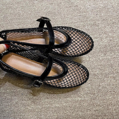 Susan – Chaussures de Danse à Boucle en Maille