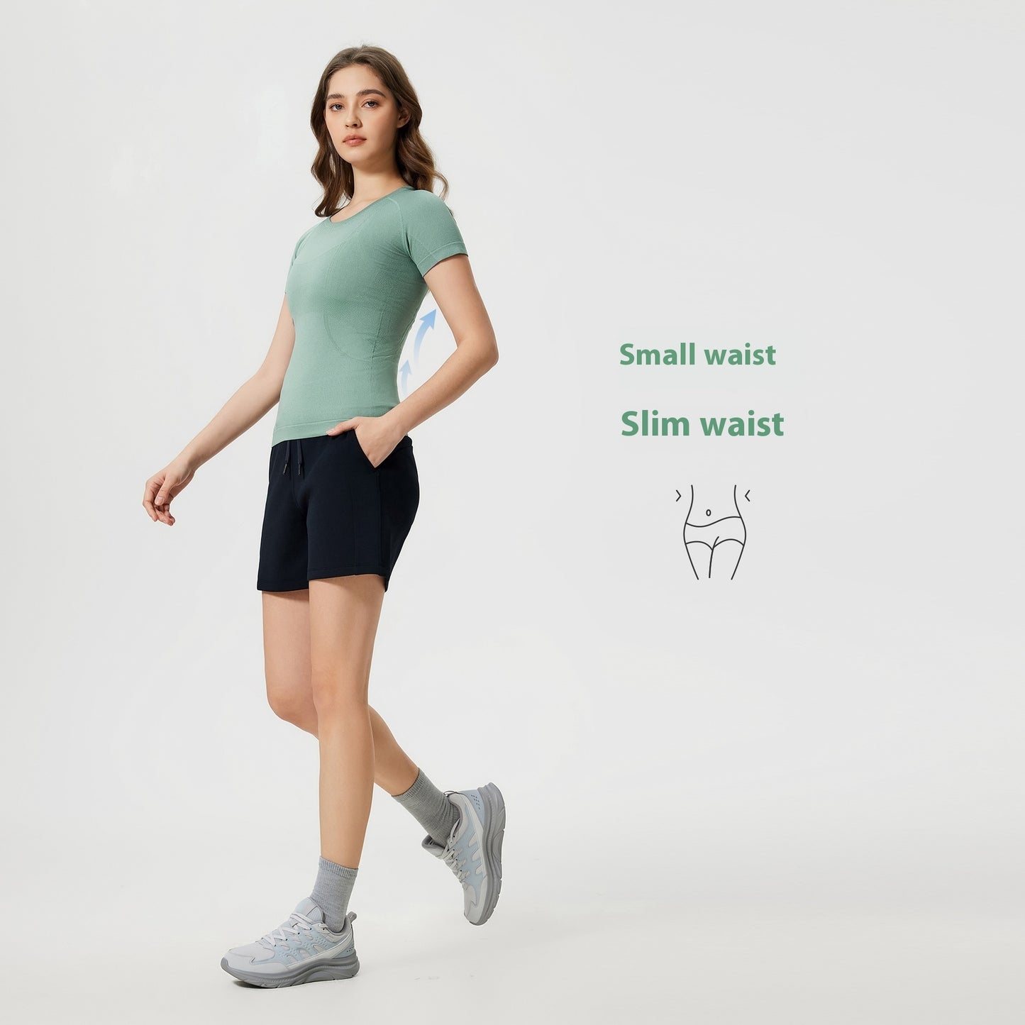 Elizabeth – T-shirt de Sport à Manches Courtes pour Femmes