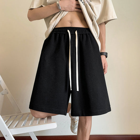 Doug – Shorts Basique à Motif Waffle pour Homme