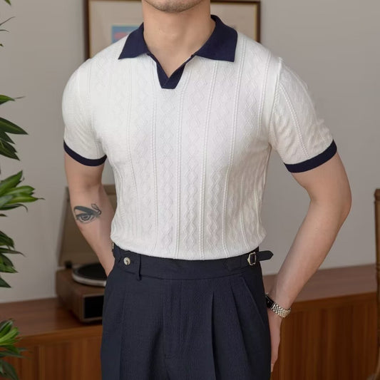 Julian – Polo pour Hommes Respirant et Coloré à l'Italienne