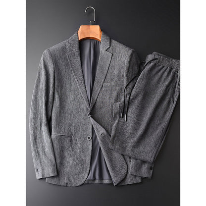 Jerry – Veste de costume décontractée légère à rayures