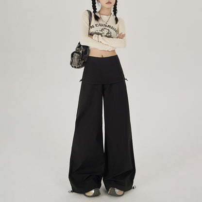 Miranda – Pantalons Casual à Deux Pièces Simulées
