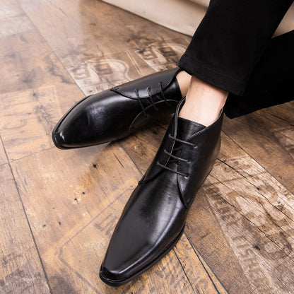 Brian – Chaussures Montantes en Cuir Végan pour Hommes
