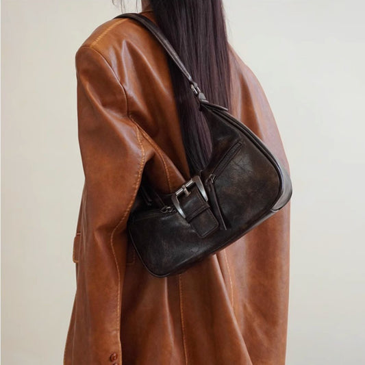 Melissa – Sac à Bandoulière Rétro en Croissant
