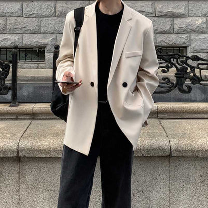 Anna – Veste de costume décontractée à épaules rembourrées