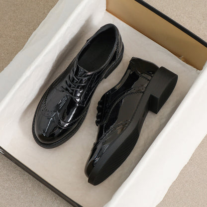 Christina – Chaussures Plates à Lacets Douces et Minces