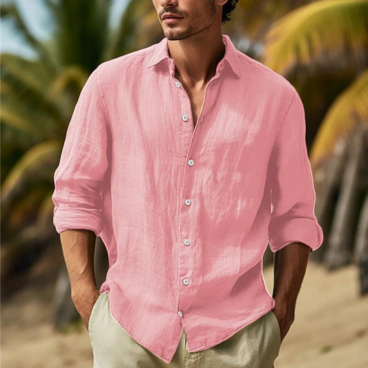 Rodney – Chemise Unie Grande Taille