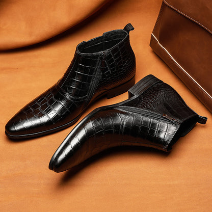 Clive – Bottes à Cheville en Cuir Vegan pour Homme