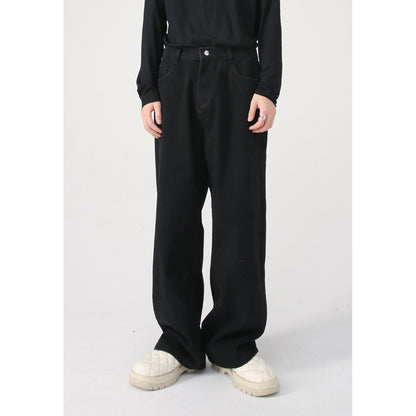 Gordon – Jeans Droits Taille Élastique Style Décontracté