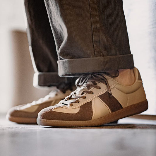Joshua – Chaussures de Skate Décontractées Rétro en Cuir Vegan
