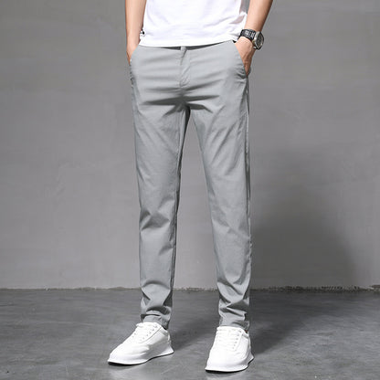 Ricky – Pantalon Droit Slim Légèrement Élastique