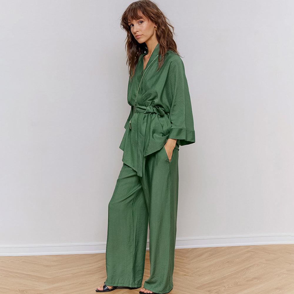 Stephanie – Ensemble de Pyjamas en Rayonne Élastique