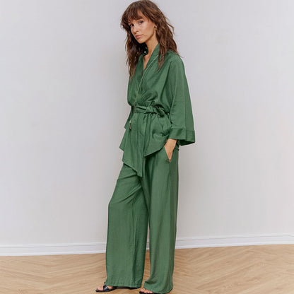 Stephanie – Ensemble de Pyjamas en Rayonne Élastique