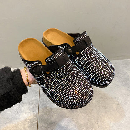 Kimberley – Mules à Semelle Épaisse avec Boucle