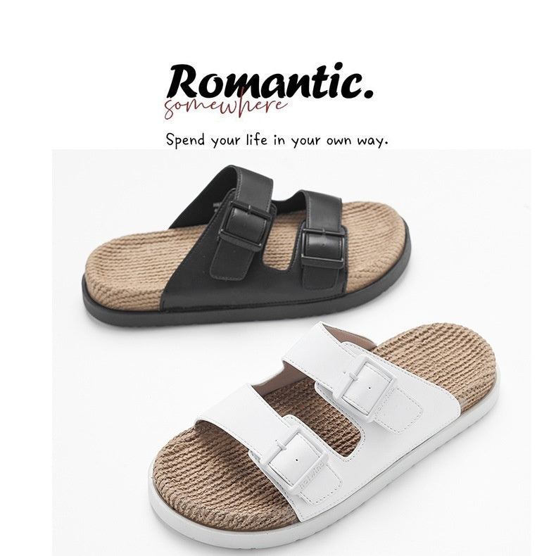 Grant – Chaussons Décontractés en Corde de Chanvre Élastique
