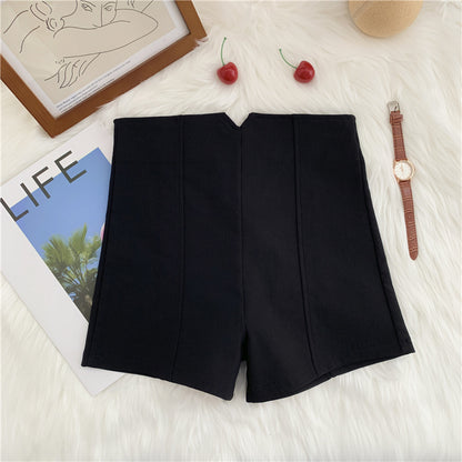 Natasha – Shorts Évasés à Taille Haute pour Femmes