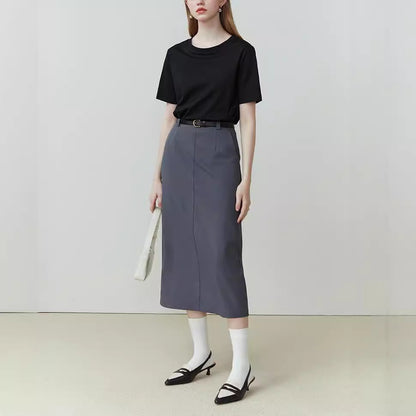 Rebecca – T-shirt Slim-fit à Manches Courtes