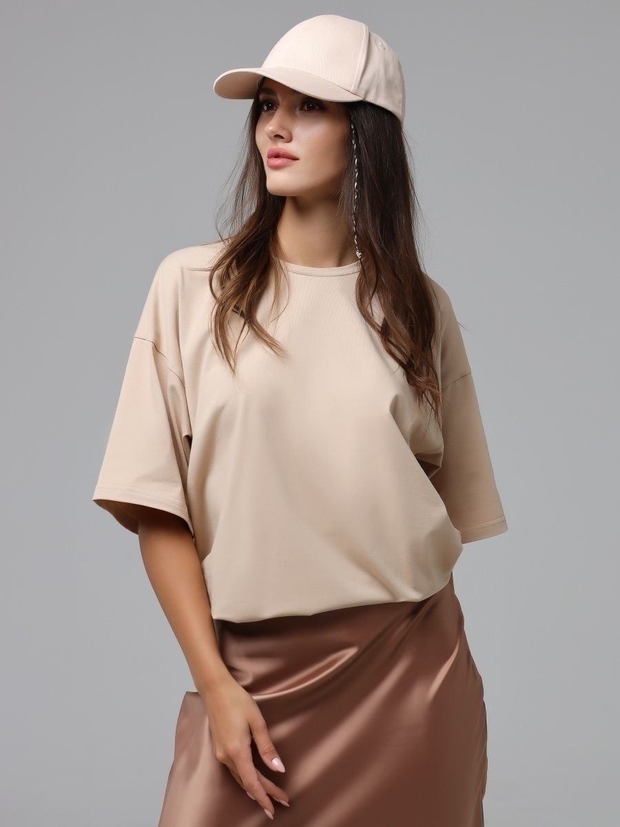 Tara – Haut T-shirt à Manches Courtes en Coton Pur