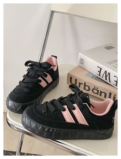 Amanda – Chaussures Plateformes Rétro Américaines Polyvalentes