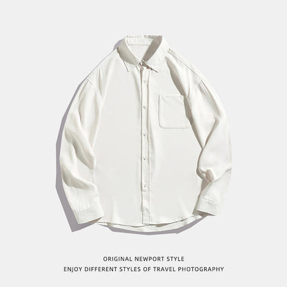 Steve – Chemise Style Japonais à Manches Longues