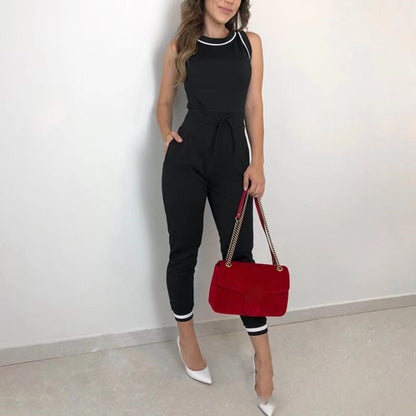 Leanne – Combinaison sans manches avec contraste de couleur