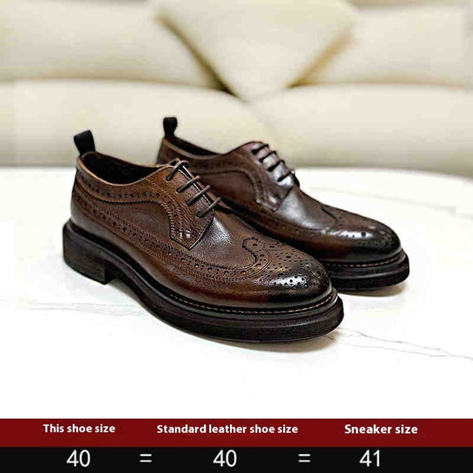 Albert – Chaussures Richelieu pour Hommes à Semelle Épaisse