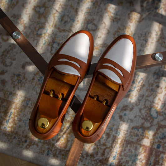 Ross – Chaussures Décontractées Tendance Champagne en Cuir Vegan
