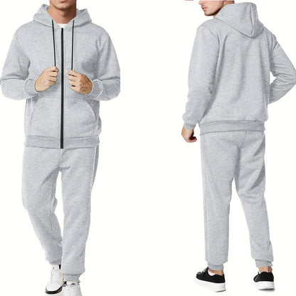 Timothy – Ensemble Cardigan à Capuche Couleur Unie