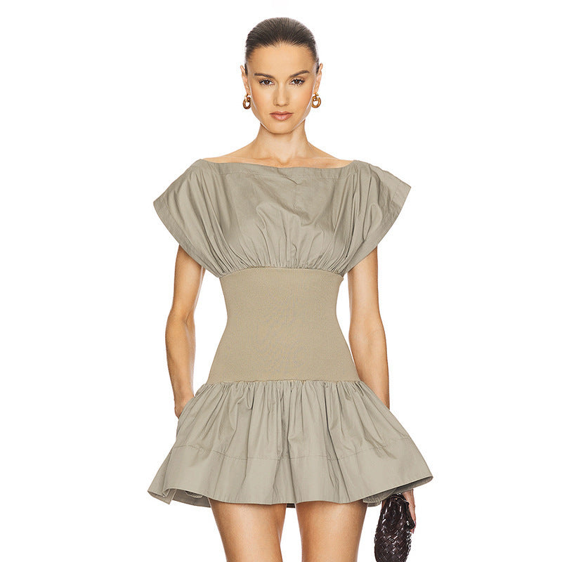 Alice – Robe Évasée Élégante Taille Haute