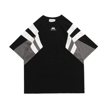 Elliott – T-shirt à manches courtes brodé lettres colorées