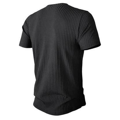 Norman – T-shirt sportif ajusté à manches courtes