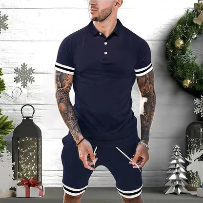 Spencer – Ensemble de Polo et Short d'été pour Hommes