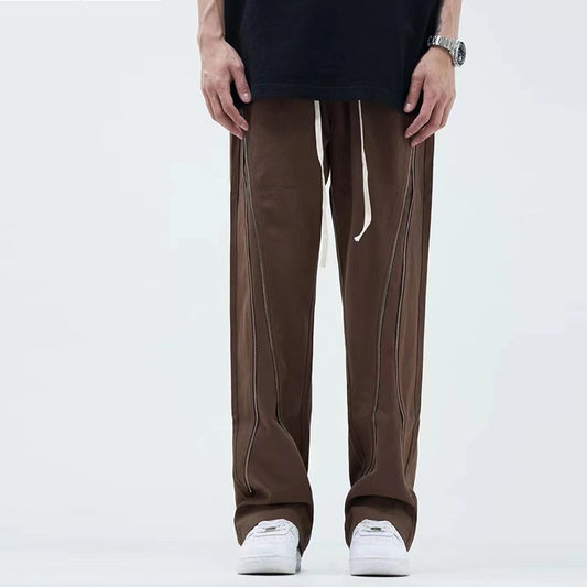 Mathew – Pantalon de travail ample avec fermeture éclair