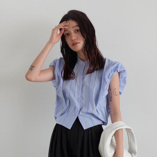 Joy – Chemise Rétro Française Confort et Style Décontracté