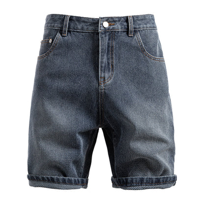 Carl – Shorts en Denim à Motif Ciel Étoilé pour Hommes