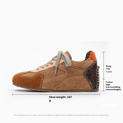 Alison – Chaussures d'Entraînement Allemandes Retro avec Talons Cachés en Cuir Vegan Printemps 2025