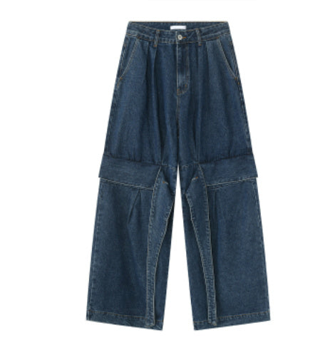 Gordon – Jeans Droits Taille Élastique Style Décontracté