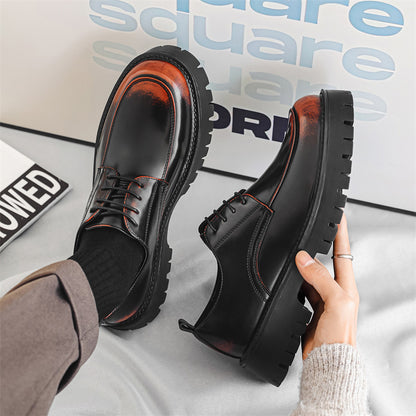 Mark – Chaussures décontractées à semelles épaisses et hauteur augmentée en cuir vegan