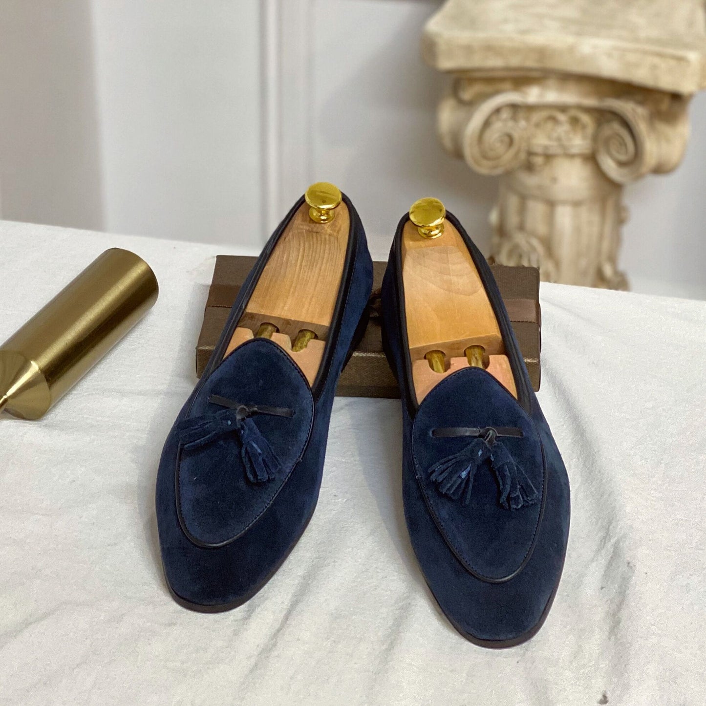 Jay – Mocassins Mode à Enfiler en Daim Premium