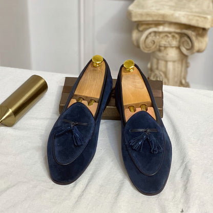 Jay – Mocassins Mode à Enfiler en Daim Premium