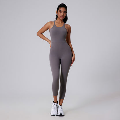 Natasha – Combinaison Yoga Dos Nu avec Joli Dos
